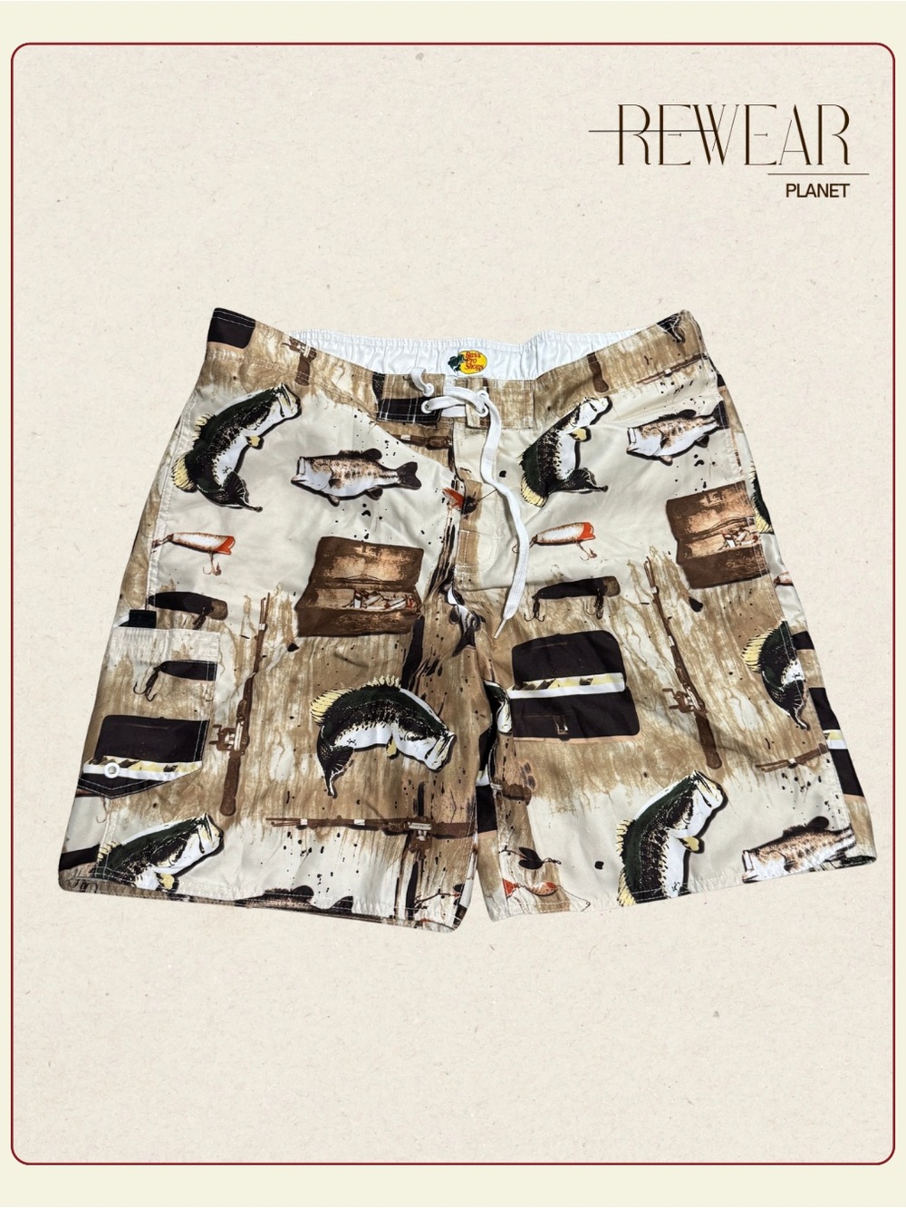 Bass Pro Shops men's lined swim shorts